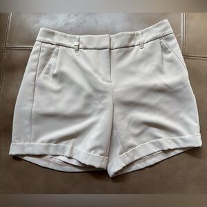 White House Black Market Cream Shorts